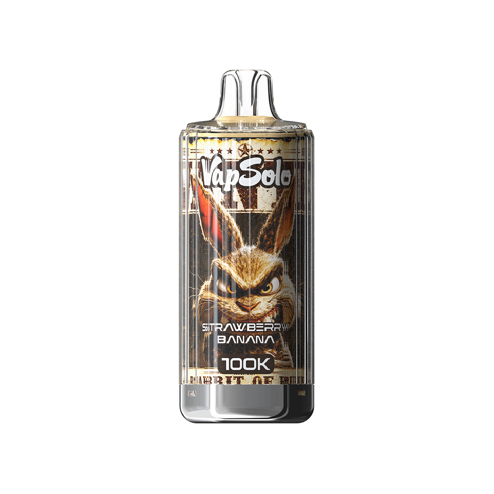 VapSolo 100K 100.000 Puffs - Morango e Banana