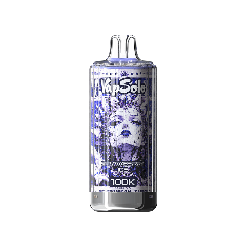 VapSolo 100K 100.000 Puffs - Morango Gelado