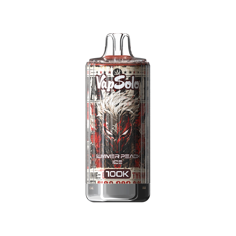 VapSolo 100K 100.000 Puffs - Pêssego Gelado